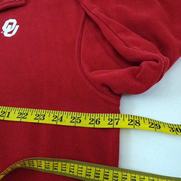 Nike University Oklahoma Henley Sweatshirt XXL Boomer Sooners Embroidered Pocket - Picture 7 of 12